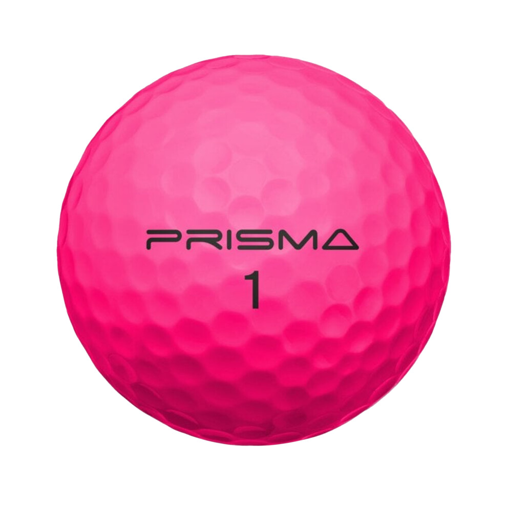Masters (One Size, Pink) Prisma Titanium Golf Balls (Pack Of 12)
