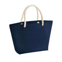 (One Size, French Navy) Westford Mill Nautical Beach Bag