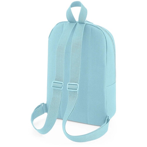 BagBase (One Size, Powder Blue) Bagbase Mini Essential Backpack/Rucksack Bag (Pack of 2) 1