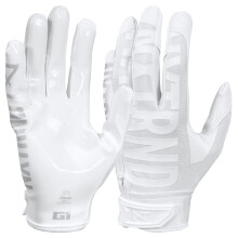 Nxtrnd G1 Pro Herren Fußballhandschuhe, Erwachsene Sticky Receiver Handschuhe (Weiß, Klein)