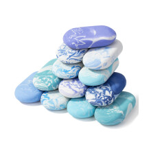 Mr. Pen Marmer Gum Erasers, 12 Pack, Ocean Breeze Kleuren, Geen Vlekken