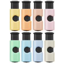 Mr. Pen - Squeeze en Lock Broodzak Clips, 8 Stuks, Zachte Pasteltinten, Herbruikbare Clips