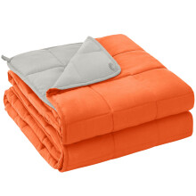 yescool King Size Weighted Blanket for Adults 20lbs, 80” x 87”, Orange