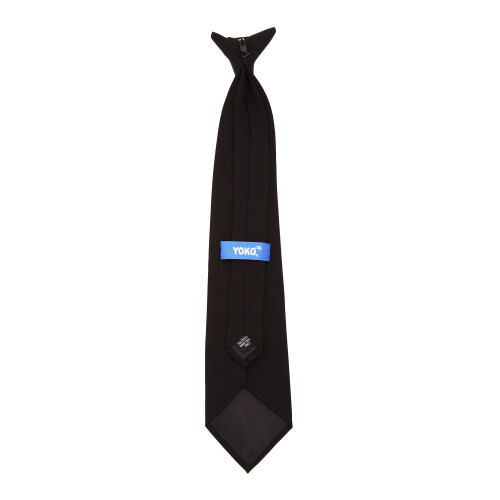 (One Size, Black) Yoko Clip-On Tie 1