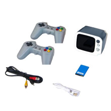 H7 Retro Kleine TV Video Handheld Game Console 3,5-Inch HD-Scherm 740 Games Dual Gamepad Handheld Video Game Console Grijs