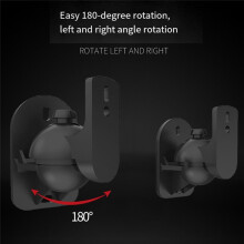 6 Sets Audio Stand Surround Sound Wall Rack Speaker Mount Brackets for Soundbar