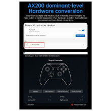 AIMZENIX AX200 Adaptador Conversor de Teclado e Mouse para APEX Gamwing MIX Blader para PS4/para PS5, Taxa de Transmissão de 1000 Hz