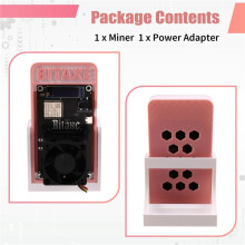 For Bitaxe Gamma 601 BTC Solo Miner 1.2TH/S BM1370 Asic 18-22W From  S21 Pro BTC Crypto Miner Upgrade Stand UK PLUG
