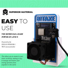 Upgrade Stand for Bitaxe Gamma 601 Solo Miner 1.2TH/S 18-22W BM1370 Asic From S21 Pro BTC Crypto Miner UK PLUG