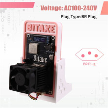 Voor Bitaxe Gamma 601 BTC Solo Miner 1.2TH/S BM1370 Asic 18-22W van S21 Pro BTC Crypto Miner Upgrade Stand BR PLUG