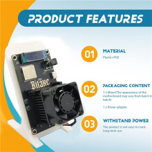 Per Bitaxe Gamma 601 Solo Miner con Supporto 1.2TH/S 18W BM1370 Chip ASIC di S21 Pro Bitcoin BTC Miner Spina AU