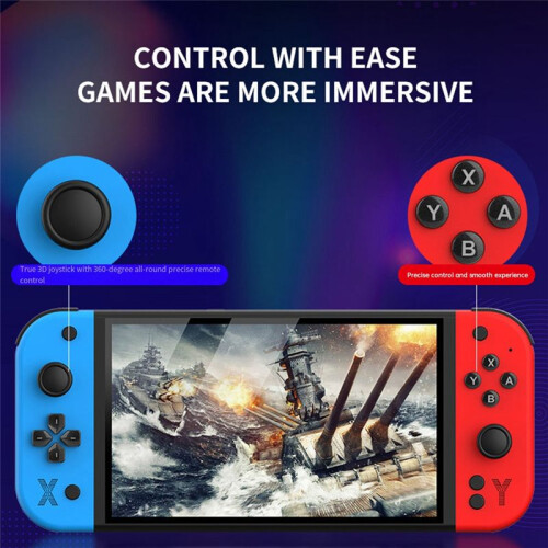 G90 Portable Handheld Game Console Arcade 7 Inch Screen over 30 Simulators Retro Gaming Controller for PSP/PS/N64/GBC B 1