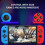 G90 Portable Handheld Game Console Arcade 7 Inch Screen over 30 Simulators Retro Gaming Controller for PSP/PS/N64/GBC A 4