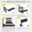 Vertical  Card Holder Kit with 15cm PCI-E 4.0 X16 Riser Cable Video Card Support Kit GPU Bracket Holder Black 3