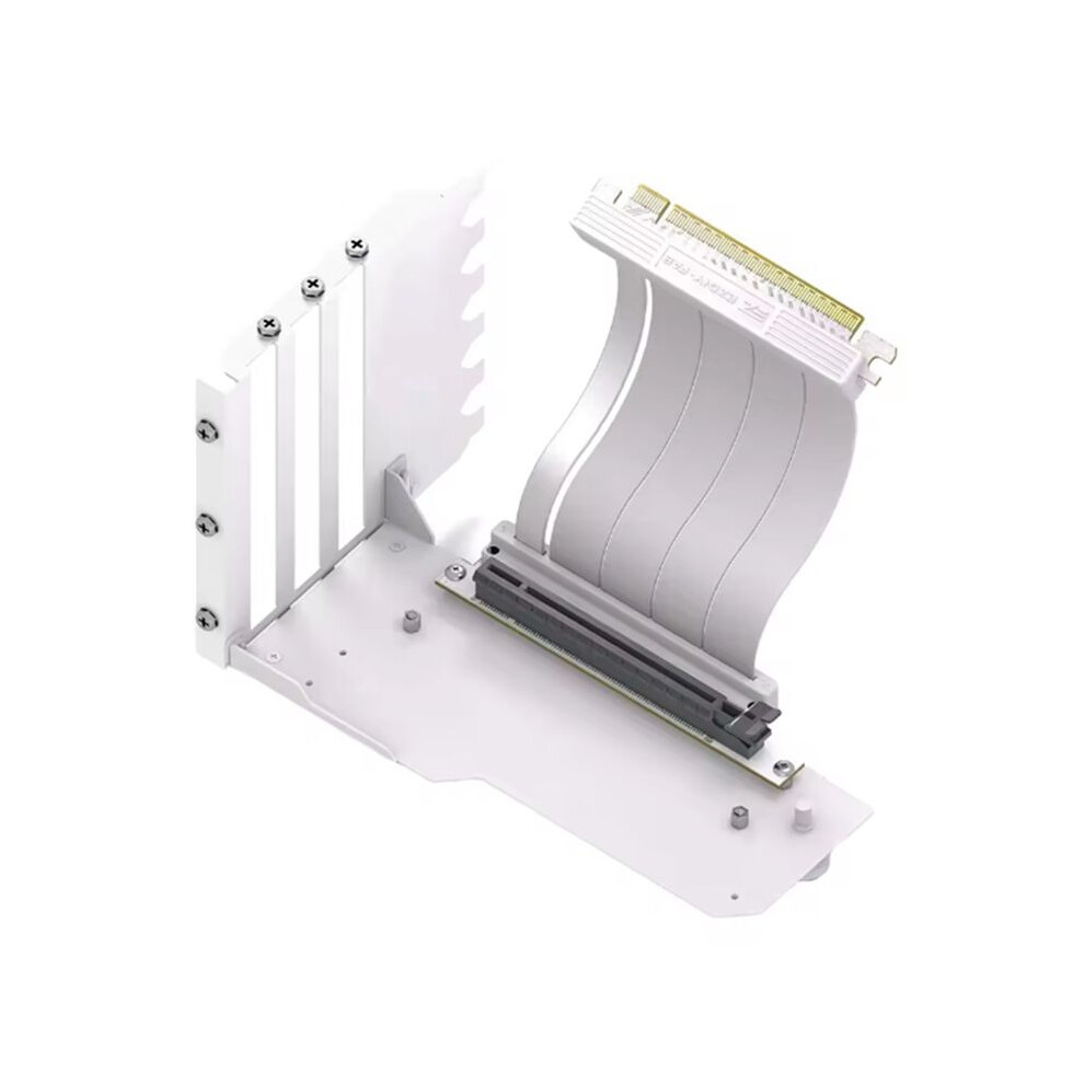 Vertical Card Holder Kit With 15Cm Pci-E 4.0 X16 Riser Cable Video Card Support Kit Gpu Bracket Holder White 6033736331128