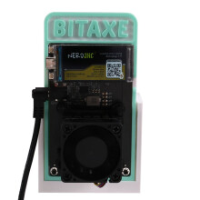 Nerdaxe 1200GH/S for Bitaxe Gamma 601 BTC Solo Miner 18-22W Color Screen BM1370 Asic Chip From  S21 Pro BR PLUG