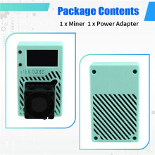 Minero en Solitario de BTC de Código Abierto Nerdaxe para Bitaxe Gamma 601 de 1200 GH/S con Chip ASIC BM1370 de 18-22 W, Compatible con S21