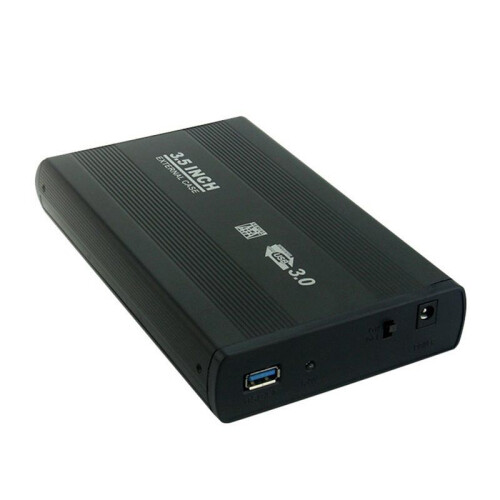 Caixa para HDD de 3,5 Polegadas USB 3.0 para  Gabinete para Disco Rígido Externo Adaptador para Leitor de Disco Rígido de Alta Velocidade Plugue
