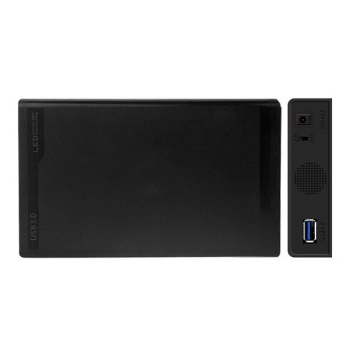 Gabinete Externo USB 3.0 de 3,5 Polegadas para HDD  de Alta Velocidade com Suporte para SSD/HDD de 3,5"/2,5" e Gabinete para SSD com Plugue UE 1