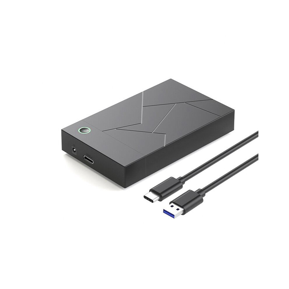3.5 Inch Hdd Case To Usb 3.1 Type C Adapter External Hard Drive Enclosure For 2.5" 3.5" Ssd Disk Hdd Case Eu Plug 6032234178181