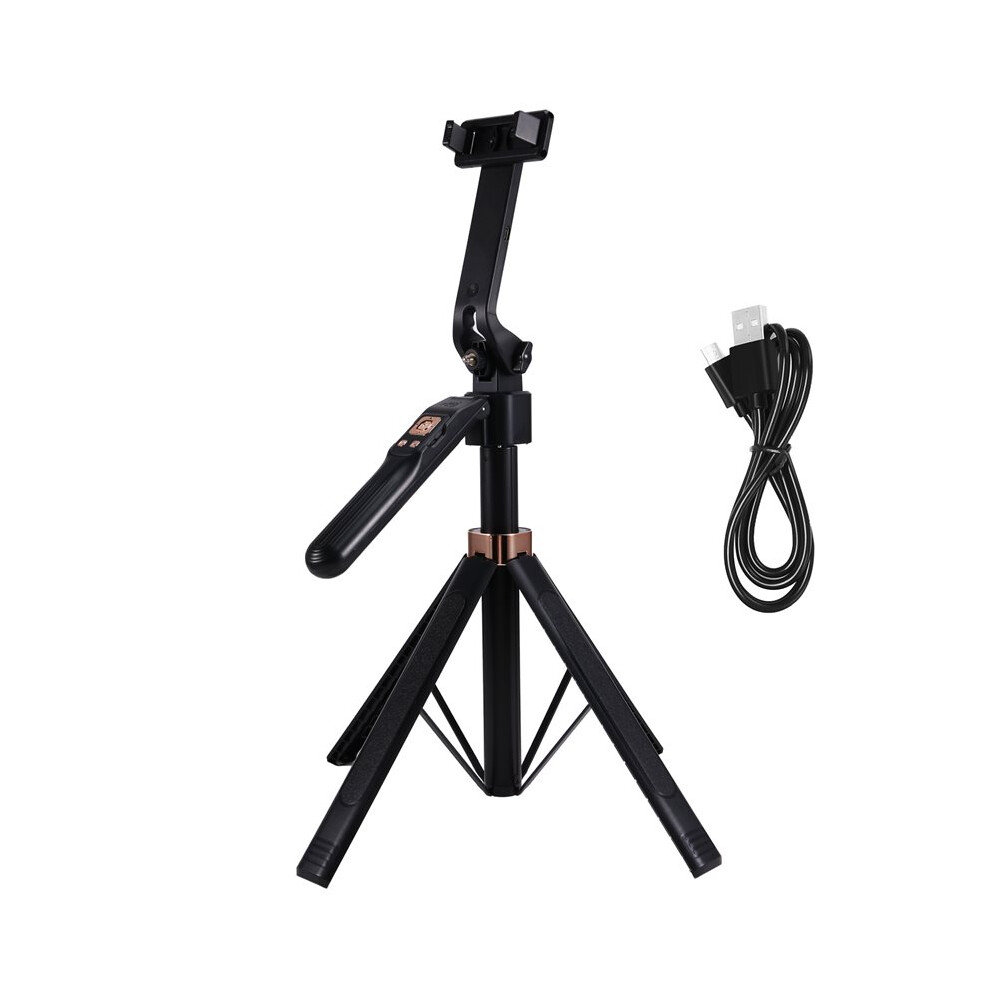 Telescopic Portable Tripod Stable Base Selfie Stick Adjustable Height 360 Rotation Live Streaming Stand Selfie Stick 4713329153000