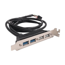 USB2.0 en USB 3.0 Vrouwelijke Headerpanelen Naar Moederbord 9-Pins 20-Pins Moederbord Verlengkabeladapter