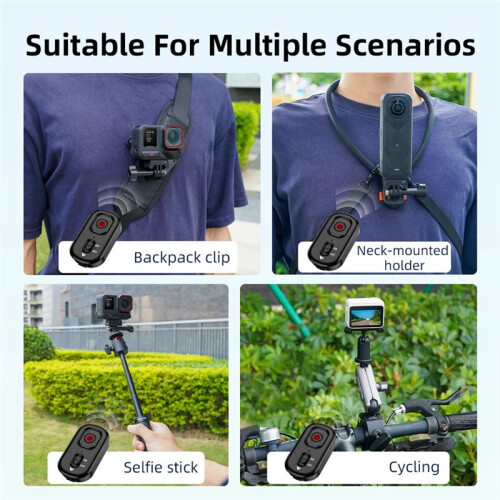 Remote Control for  Accessories 10M Range for Vlogging/Cycling/Selfie Photography 1