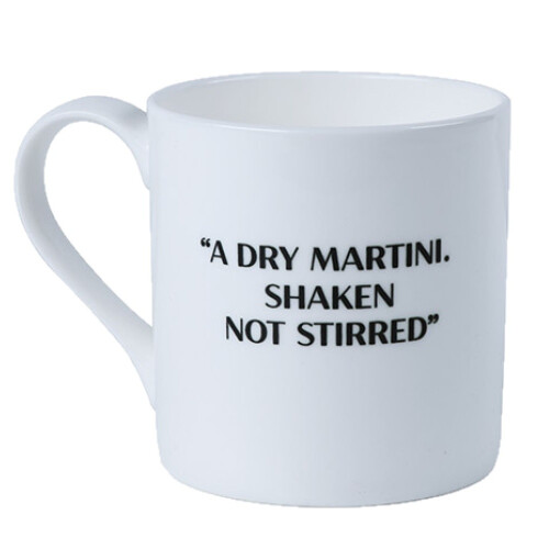 James Bond James Bond Martini Recipe Bone China Mug
