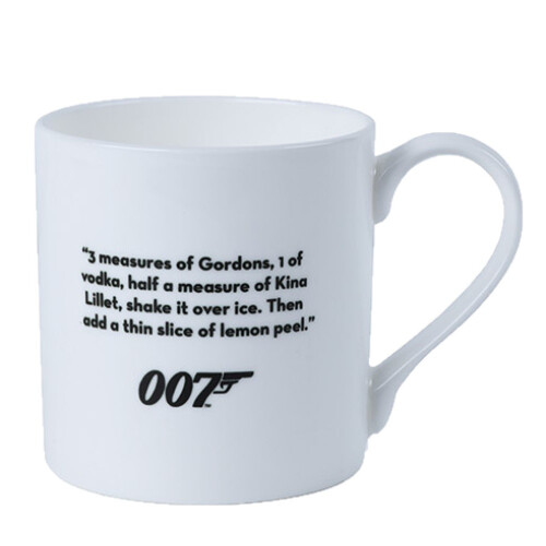 James Bond James Bond Martini Recipe Bone China Mug 1