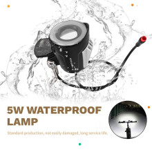 36/48V E-Bike Licht Elektroroller LED Scheinwerfer 5W Wasserdichte Lampe Motorrad Fahrrad Taschenlampe