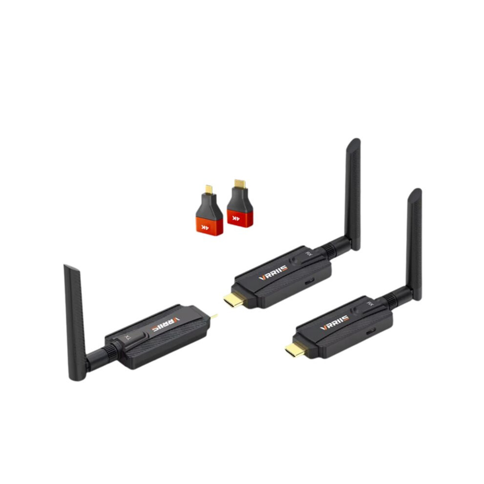Vrriis 200M Wireless -Compatible Transmitter And Receiver Tv Meeting Transmitter Projection Video Display Adapter 6031949380209