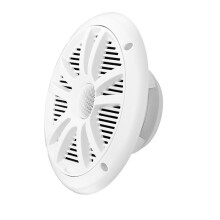 6.5 Inch 120W Marine Speakers Waterproof Stereo Boat Speaker for Yachts Cart RV ATV UTV Ship Sauna White