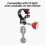 Diving Flashlight Holder Mount for Underwater Photography Dia 30-32mm Adjustable Torch Clip 10