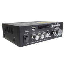 AV-20 HiFi Digital Amplifier 2 Channel 2.0 Surround Sound AMP Speaker for Home Car Theater Karaoke EU PLUG