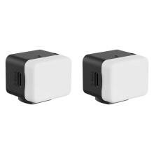 2X Ulanzi DG01  Light for  Osmo Pocket 3 Fill Light Video Light for  Osmo Action 5/4/3 Black
