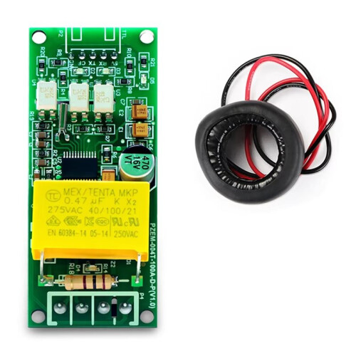 PZEM-004T AC Digital Voltmeter Ammeter Wattmeter Power Frequency Test Module TTL Serial Pin Array Version B