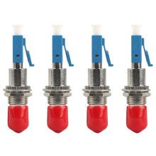 4X ST to LC Adapter, Single Mode 9/125Um ST/UPC Female to LC/UPC Male Hybrid Optical Fiber Adapter Connector