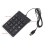 3X  USB Wired Numeric Keypad Numpad 18 Keys Digital Keyboard for Accounting Teller Laptop Windows Android (Black) 10