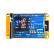 NMMiner NerdMinerV2 Miner 960KH/S Hashrate ESP32 2.4 Inch Display Crypto Solo Lottery Miner for Bitcoin