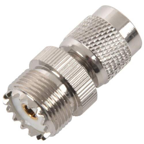 20X TNC-Stecker auf PL259 UHF-Adapterbuchse, Silber 1