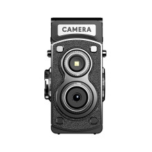 Retro Digital Camera with 1.4 Inch Screen Hand Crank Video 8MP Photo Compact Vintage CCD Camera for Birthday Gift
