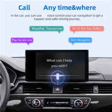 5X RGB Colorful Wireless Carplay Dongle Box Plug and Connect WiFi with Wired for Carplay(USB)