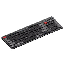 98-Key Ultra-Thin Aluminum Silent Keyboard with Scissor-, Tri-Mode BT/2.4G/Type-C Connectivity Ergonomic Design A