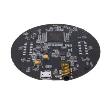 Placa ReSpeaker Mic Array V3.0 XVF3000 com 4 Microfones, Sem Processador XIAO ESP32-S3 e Sem Caixa, para Voz Nítida Mesmo em Ambientes Ruidosos.