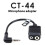 New CT-44 Microphone Adapter 2 to 1 Hand Microphone Conversion  for VX-3R FT5DR 2