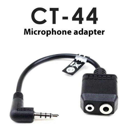 New CT-44 Microphone Adapter 2 to 1 Hand Microphone Conversion  for VX-3R FT5DR 1