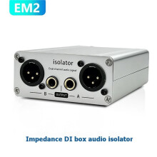 Isolateur Audio XLR Multifonctionnel, Filtre Anti-Bruit Audio, Isolateur Audio pour Instruments de Musique, Boîtier DI à Impédance Symétrique