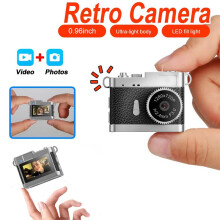 Camera with Screen Indoor Outdoor Sport 720P Portable Very Small Vintage Camcorder Video Recorder Support TF Card