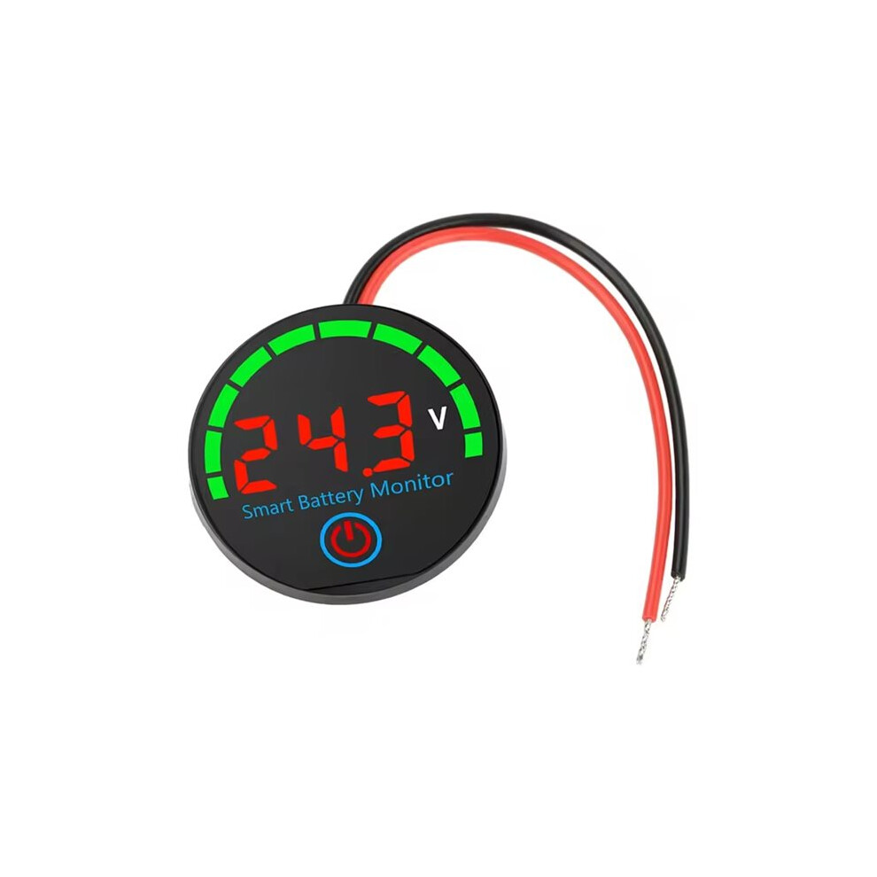 Led Battery Level Indicator Digital Voltmeter 12V/24V/36V/48V Voltage Charge Tester Lithium Battery Capacity Board Red 6034254839417