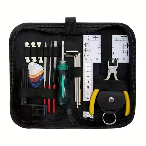 Guitar Maintenance Kit Guitar String Changing Tool, Tuning Wrench,Maintenance Tool Set Guitar Cleaning Accessories
